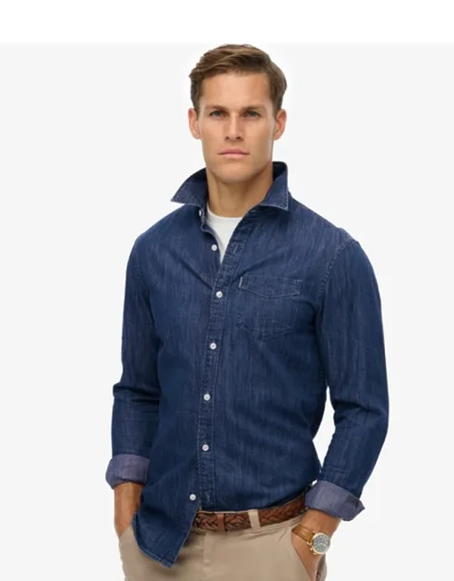 Essential Long Sleeve Denim Shirt