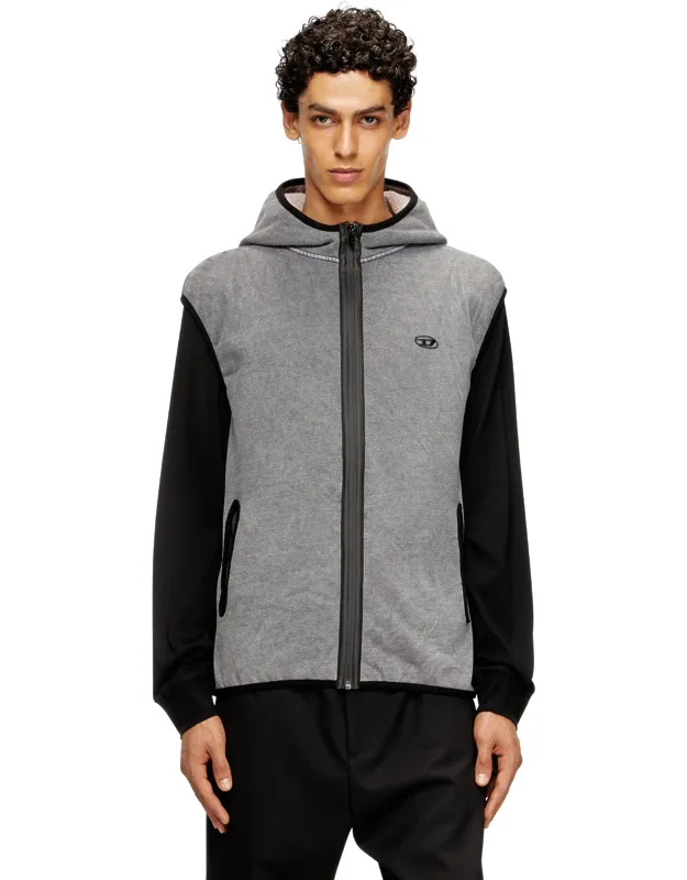 Sleeveless Zip-up Hoodie