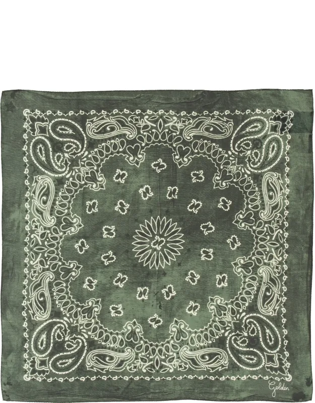 Scarf With Paisley Pattern