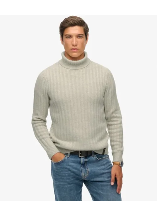 Ribbed Roll Neck Jumper