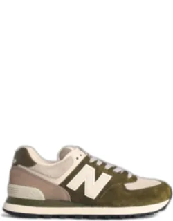 Two-tone Leather Sneakers