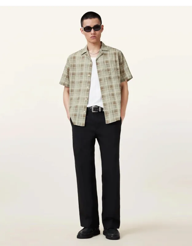 Checked Short Sleeve Shirt