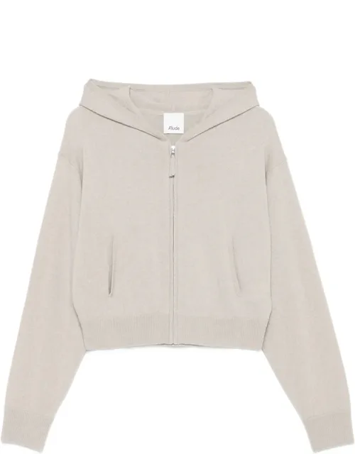 Hooded Zip-up Cardigan