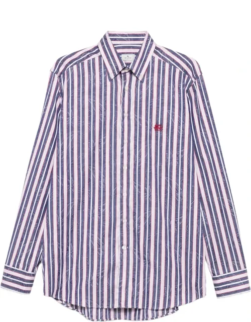 Striped Floral Shirt