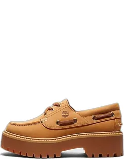 Stone Street 3-eye Platform Boat Shoes