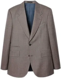 Mix-up Check Wool Blazer