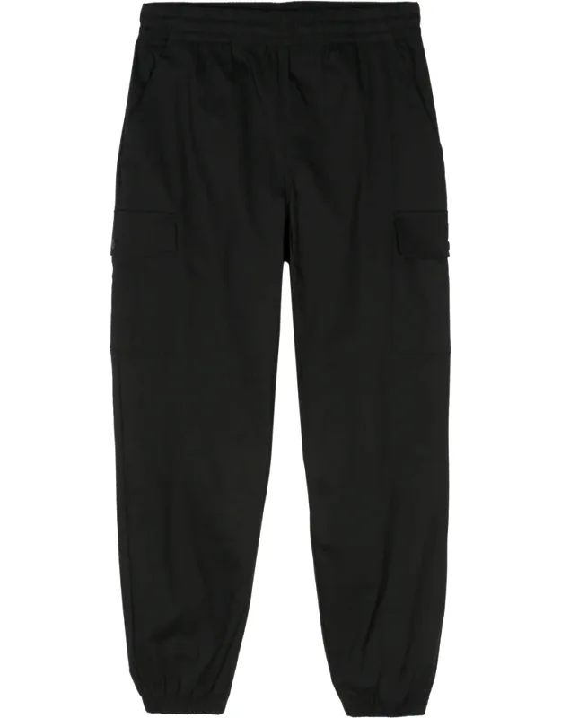 Twill Tapered Cargo Trousers