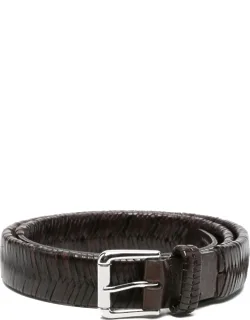 Braided Leather Belt