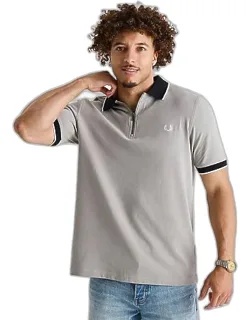 Zipped Polo Shirt