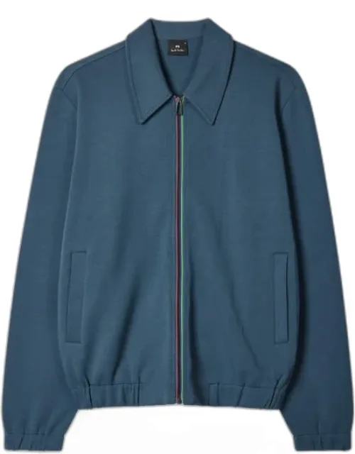 Cotton-modal Zip-front Sweatshirt