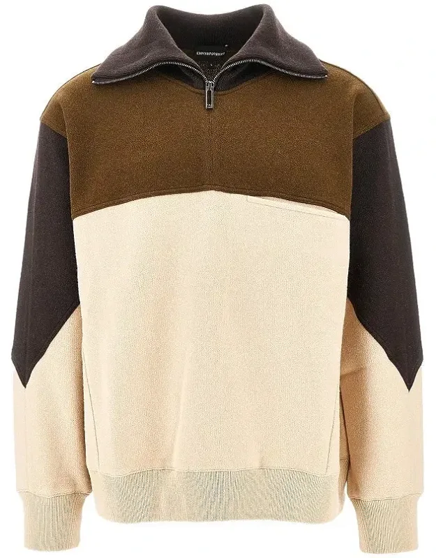 Color Block Knitted Sweater