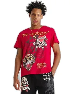 Tiger Skull Graphic T-shirt