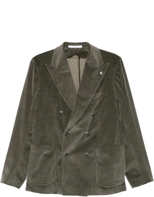 Double-breasted Corduroy Blazer