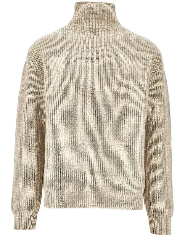 Alpaca And Yak Turtleneck Sweater