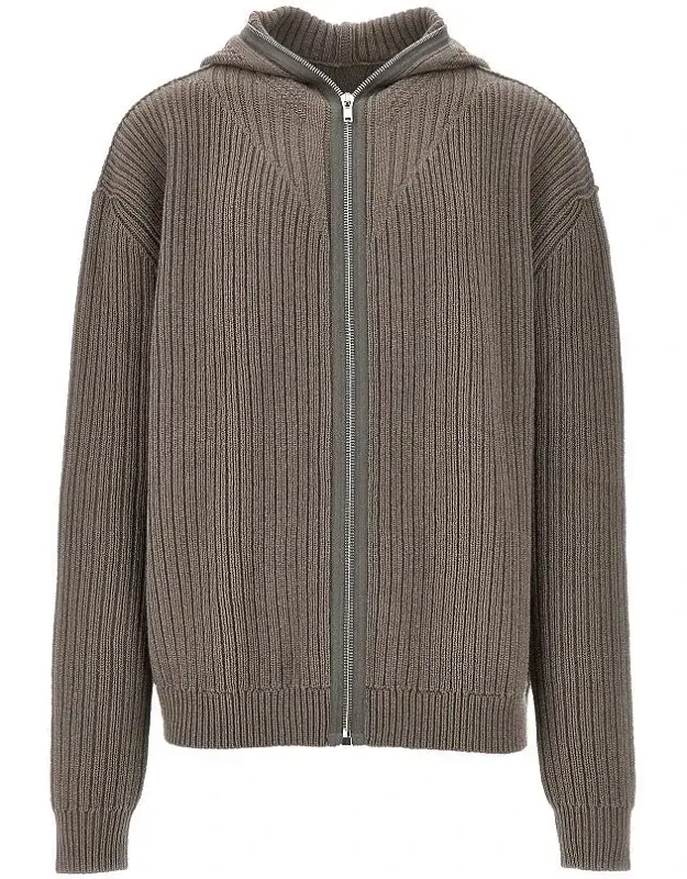 Wool Full-zip Cardigan