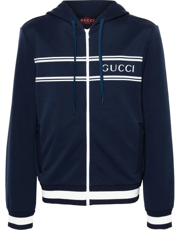 Logo-print Zip-up Hoodie