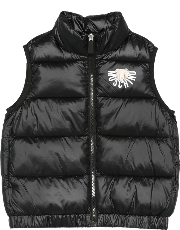 Quilted Logo-detail Gilet