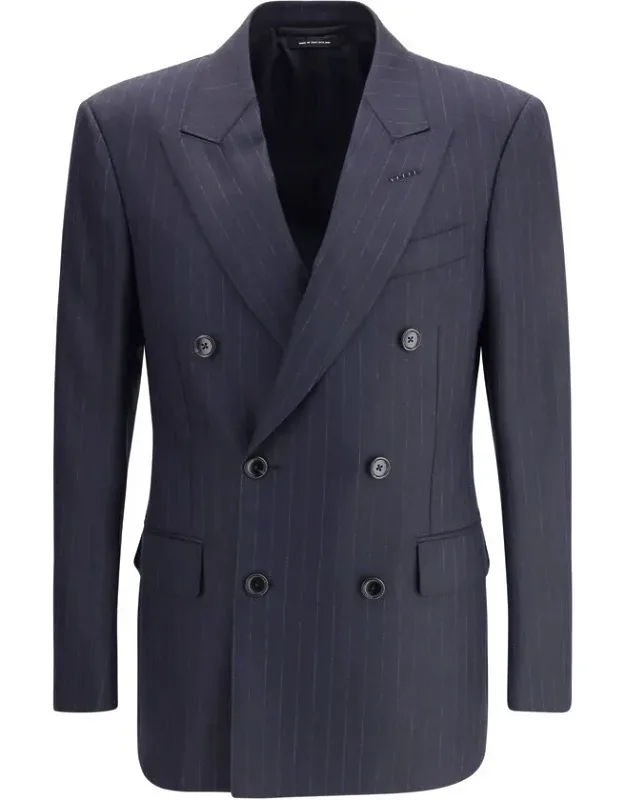 Pinstripe Blazer