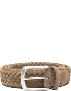 Braided Suede Belt