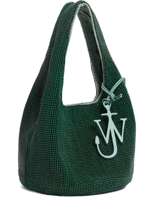 Beaded Anchor Shoulder Bag