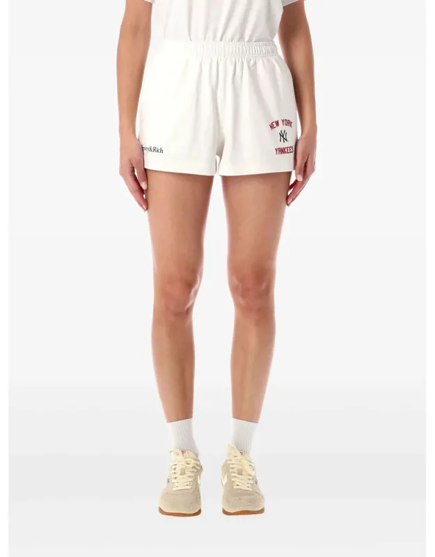 Embroidered Elasticated Shorts