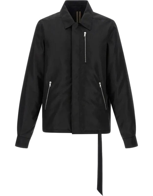 Zip-front Shirt-collar Shirt Jacket