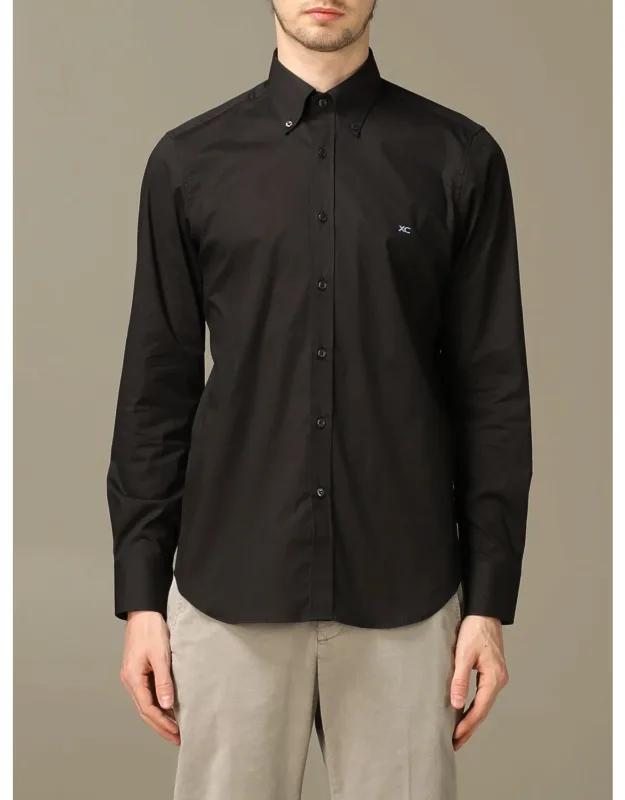 Shirt In Slim Stretch Cotton