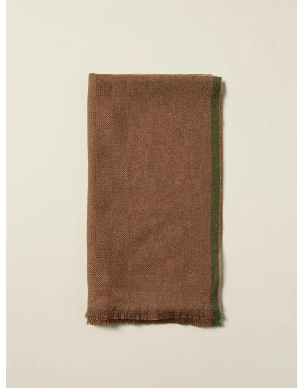 Scarf In Wool And Cashmere