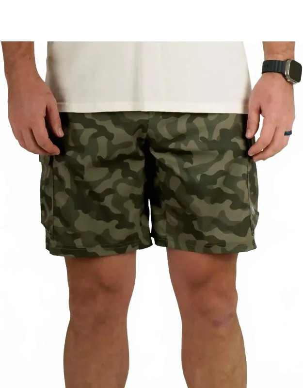 Deckhand Camo Shorts