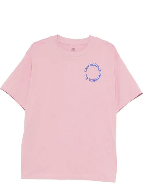Circular-logo T-shirt