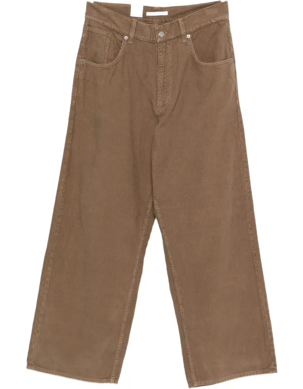 Corduroy Wide-leg Jeans