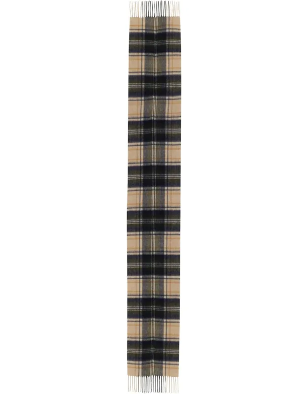 Scarf With Check Pattern