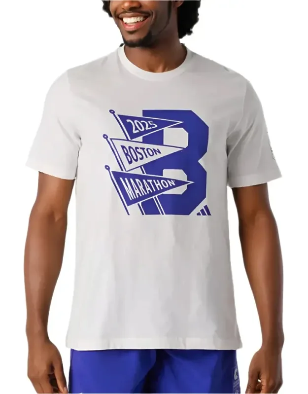 Boston Marathon 2025 Flag Tee