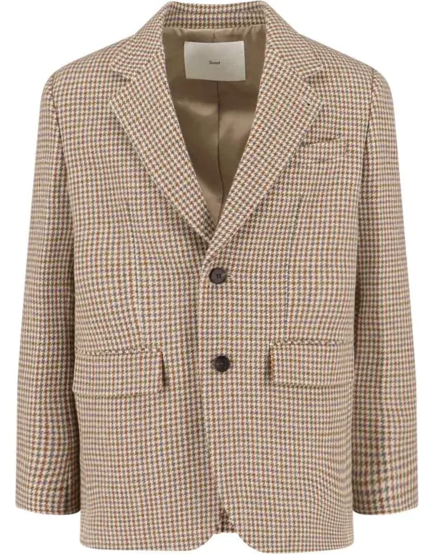 Single-breasted Wool Blend Blazer