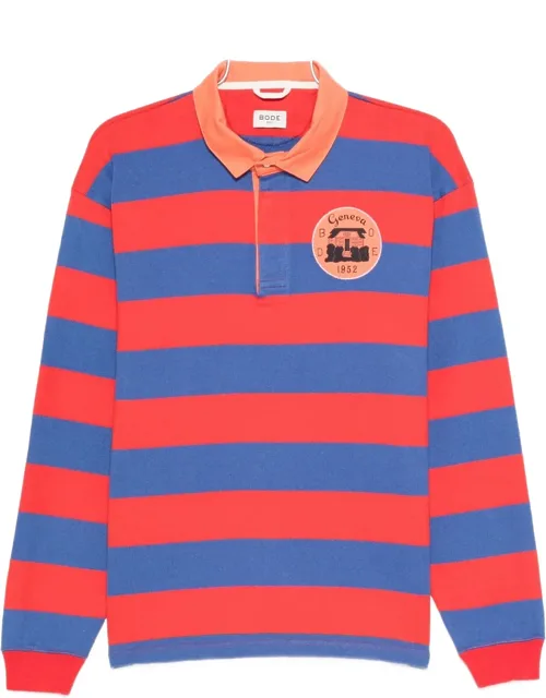 Striped Rugby Polo Shirt