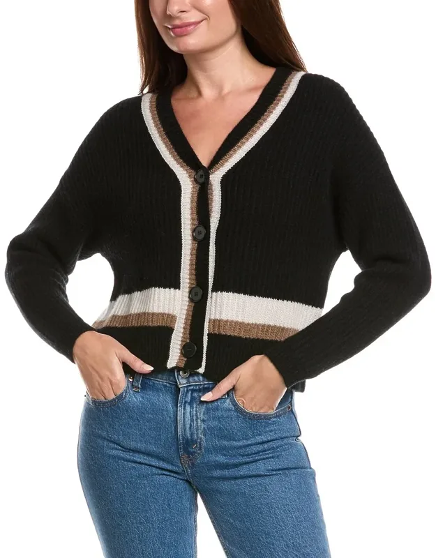 Varsity Cashmere Cardigan