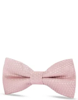 Textured Satin Silk Bow Tie