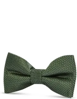 Textured Satin Silk Bow Tie