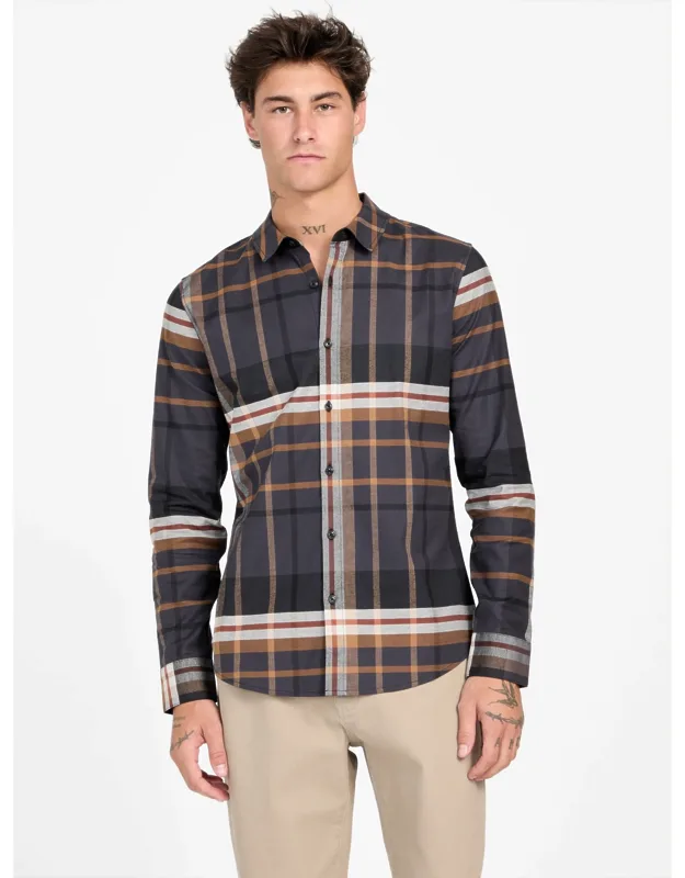 Plaid Long-sleeve Shirt