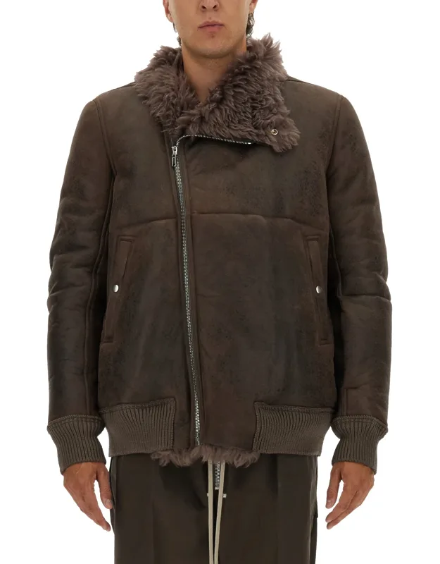 Leather Bomber Jacket