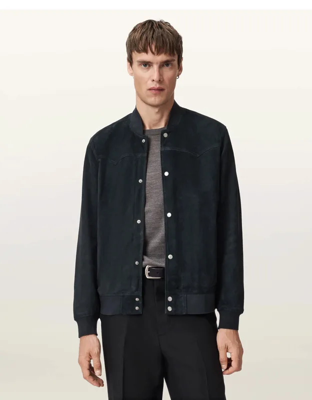 Stafford Suede Bomber Jacket