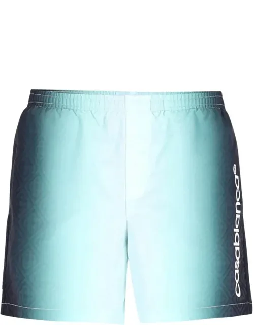 Jacquard Print Swim Shorts