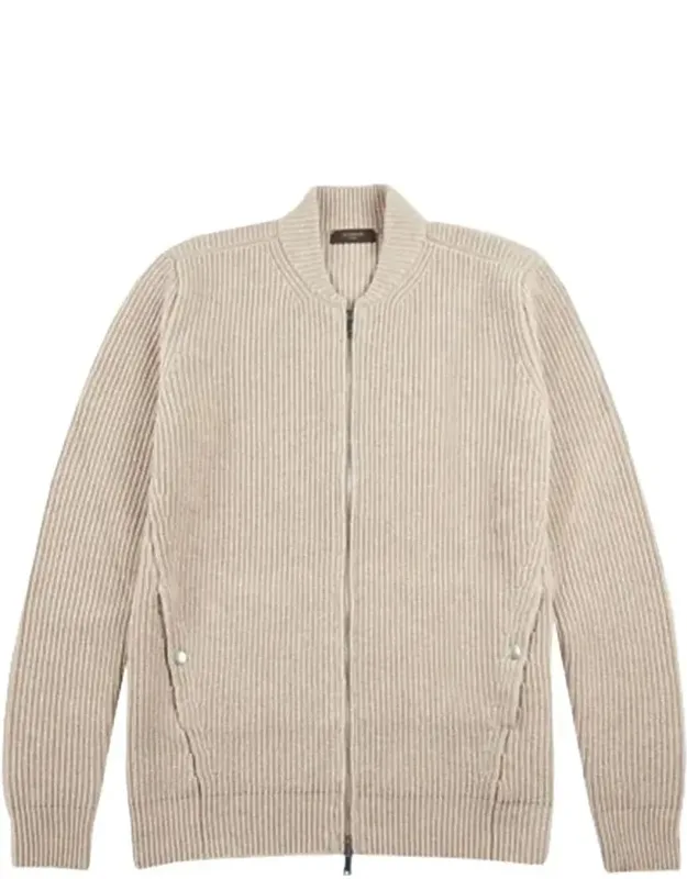 Full Zip Slim Fit Sweater