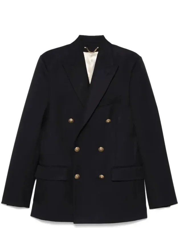 Double-breasted Wool Blend Blazer