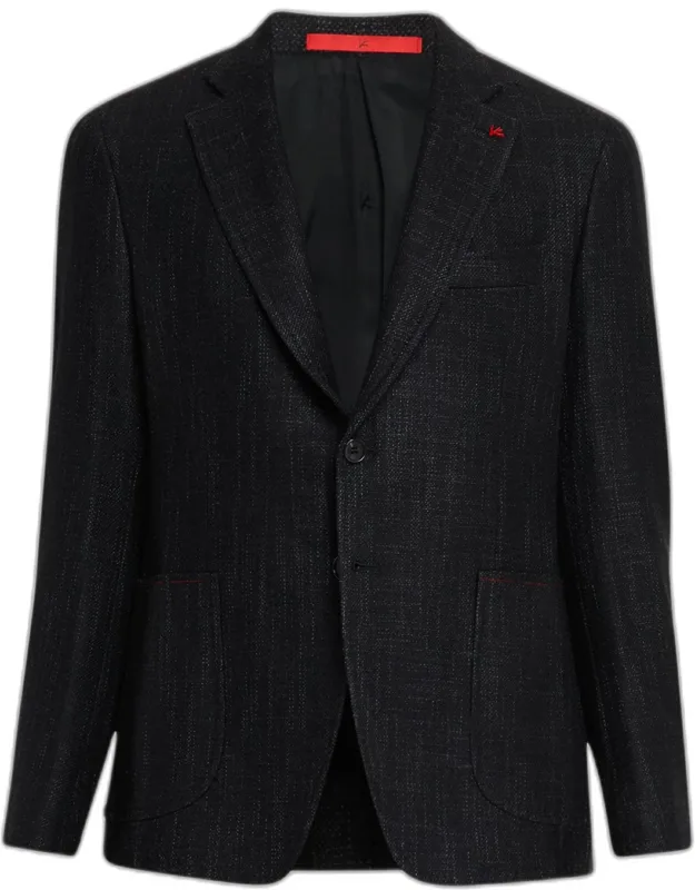 Woven Textured Blazer