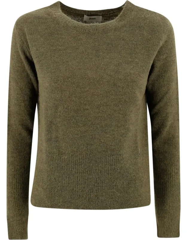 Crew Neck Wool Sweater
