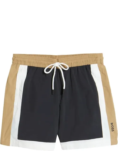 Remy Standard Length Colorblock Swim Trunks