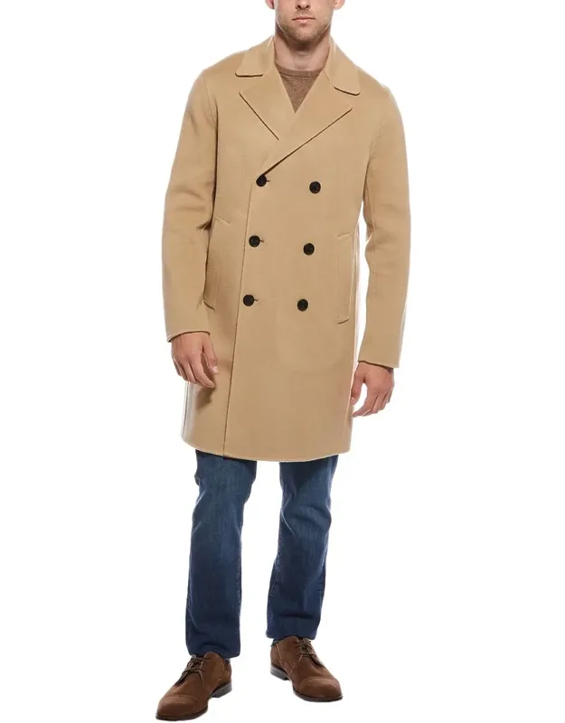 New Divide Wool & Cashmere-blend Coat