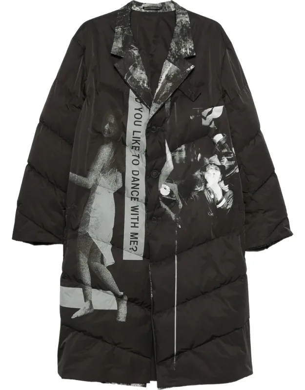 Single-breasted Padded Coat