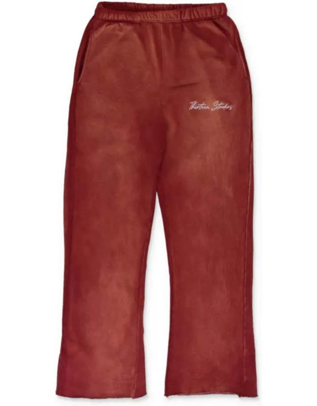 Faded Red Sweatpants